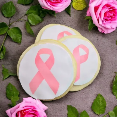 Logo and Branded cookies from Mon Coeur Bakery