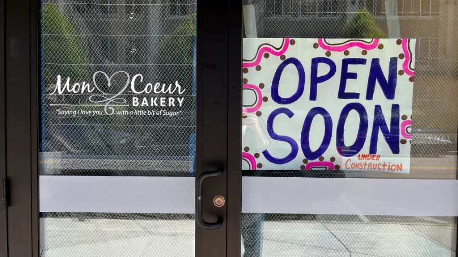 Mon Coeur Bakery storefront: Open Soon