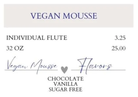 Vegan Mousse Graphic