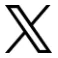 X Twitter logo and link.